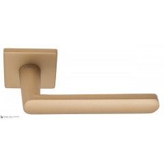 Дверная ручка на квадратном основании Fratelli Cattini "NEVADA" 8FS-BS матовая латунь