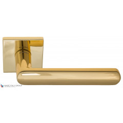 Дверная ручка на квадратном основании Fratelli Cattini "NEVADA" 8FS-OLV полированная латунь