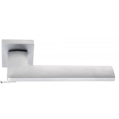 Дверная ручка на квадратном основании Fratelli Cattini "SHAPE" 8-CS матовый хром