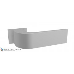 Дверная ручка на прямоугольном основании Fratelli Cattini "CLO" 6-CS матовый хром