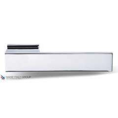 Дверная ручка на прямоугольном основании Fratelli Cattini "COSMO" 6-CR полированный хром