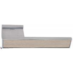 Дверная ручка на прямоугольном основании Fratelli Cattini "COSMO NATURA SOLE" 6-CS матовый хром