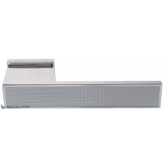 Дверная ручка на прямоугольном основании Fratelli Cattini "COSMO SOLLEVATO" 6-CR полированный хром