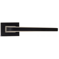 Дверная ручка на прямоугольном основании Fratelli Cattini "OKIN" 6-NM матовый черный