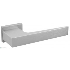 Дверная ручка на прямоугольном основании Fratelli Cattini "YOLA" 6-CS матовый хром