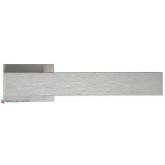 Дверная ручка на прямоугольном основании Fratelli Cattini "YOLA" 6-CS матовый хром