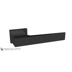 Дверная ручка на прямоугольном основании Fratelli Cattini "YOLA" 6-NM матовый черный