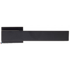 Дверная ручка на прямоугольном основании Fratelli Cattini "YOLA" 6-NM матовый черный