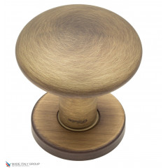 Ручка дверная кноб поворотная Fratelli Cattini "BRESCIA" P34 Ø62 BY матовая бронза 1шт.