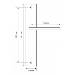 Extreza Hi-Tech AZIMUT (Азимут) 102 на планке PL11 матовый хром F05