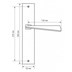 Extreza Hi-Tech DIA (Диа) 118 на планке PL11 черный матовый F22