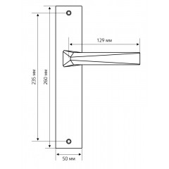 Extreza Hi-Tech ELIO (Элио) 109 на планке PL11 матовая бронза F03