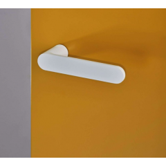 Ручки дверные NUDA PURE AL7 белый глянцевый