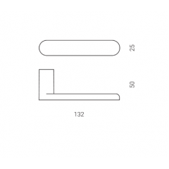 Ручки дверные NUDA PURE AL7 белый глянцевый
