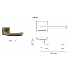 RUCETTI RAP 11-S AB Античная бронза