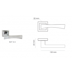RUCETTI RAP 12-S SN/CP Белый никель