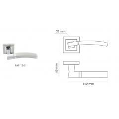RUCETTI RAP 13-S SN/CP Белый никель