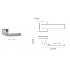RUCETTI RAP 15-S SN/CP Белый никель