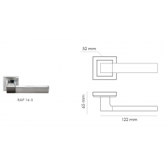 RUCETTI RAP 16-S SN/CP Белый никель