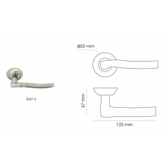 RUCETTI RAP 3 SN/CP Белый никель