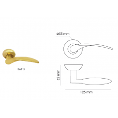 RUCETTI RAP 5 Матовое золото