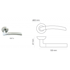 RUCETTI RAP 6 SN/CP Белый никель