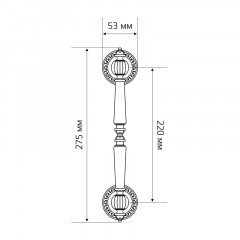 Extreza DANIEL (Даниель) R02 матовая бронза F03