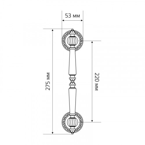 Extreza DANIEL (Даниель) R02 матовая бронза F03