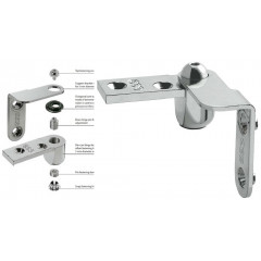 E10006.41.06 Петля пяточная AGB 2R  никель