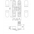 E39000.03.34 Петля скрытой установки с доводчиком AGB ECLIPSE 3.2 HD SELF до 40 кг (матовый хром)