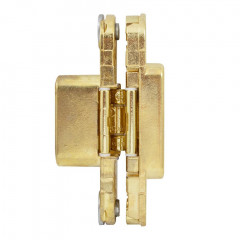 Петля скрытая AGB ECLIPSE 2.0 Е302000303 пол.латунь (4 накладки в комплекте)