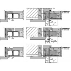 Петля скрытая AGB ECLIPSE 3.0 Е302000234 (мат.хром)