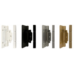 Петля Aldeghi Luigi 144Q квадратная, белый матовый