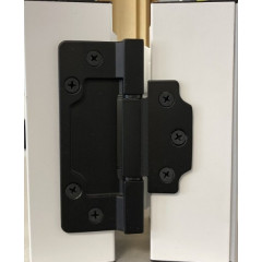 Петля Aldeghi Luigi 144Q квадратная, черный матовый