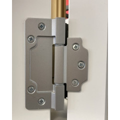 Петля Aldeghi Luigi 144Q квадратная, матовый хром