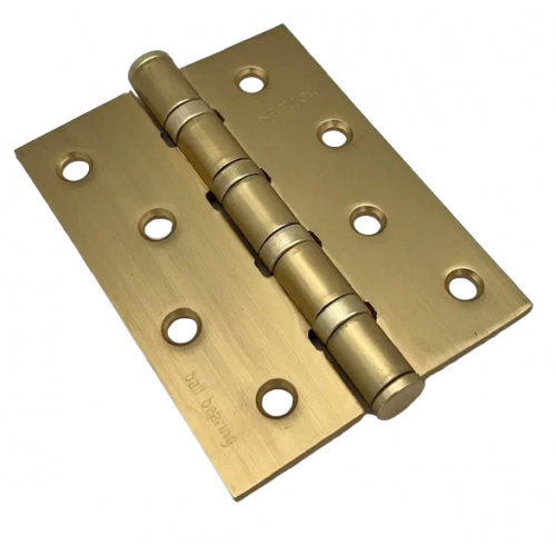 Петля врезная APOLLO MORTISE HINGES 100*75*3.0мм 4BB FG сатинированное золото