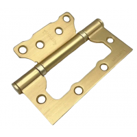 Петля неврезная APOLLO FLUSH HINGES 100*75*2.5мм 2BB FG сатинированное золото