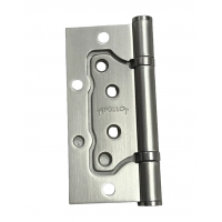 Петля неврезная APOLLO FLUSH HINGES 100*75*2.5мм 2BB MSN сатинированный никель