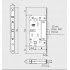 B06502.50.FM Замок AGB Touch (белый) WC