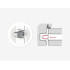 B06503.50.FM Замок AGB Touch (белый) CYL под цилиндр