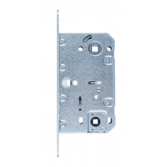 Защелка межкомнатная BORDER ROOM WC Хром тисненый