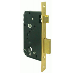Корпус врезного замка 5C.110.60 (с отв. планкой) Латунь