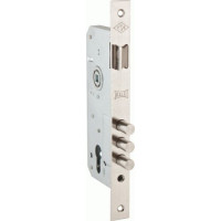 KALE Корпус замка врезного цилиндрового 152/3MR (45 mm) w/b (никель)