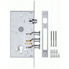 Корпус замка врезного цилиндрового 282 RD w/b Никель