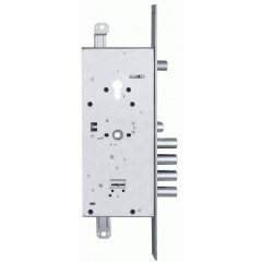 Замок врезной двухсистемный 476 LR перекодируемый SMART LINE Никель