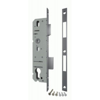 Корпус узкопрофильного замка с защелкой 4916-30/92 CP межосев. расст. 92 мм Хром