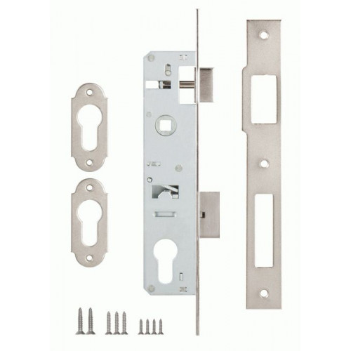Замок узкопрофильный kale kilit врезной 153/Р (30 mm) Никель