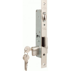 Замок врезной цилиндровый узкопроф. 153 (20 mm) 3 кл. Латунь