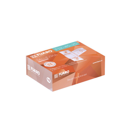Fuaro Защелка врезная PLASTIC P12-45-25 GR Графит