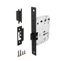 Fuaro Защелка врезная PLASTIC P72-50-25 BL Черный